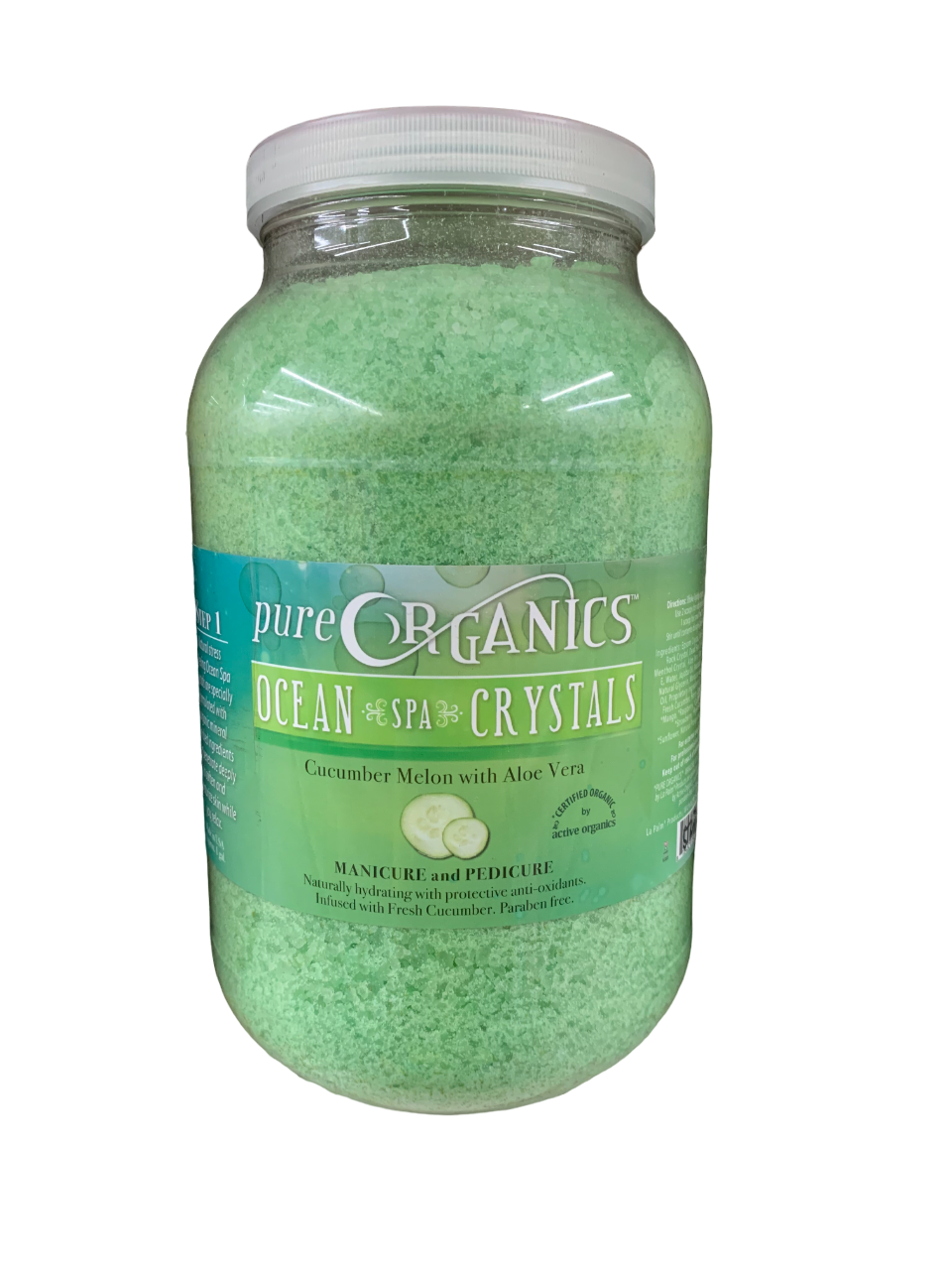 Lapalm Pure Organic Ocean Spa Crystals Cucumber Melon with Aloe Vera